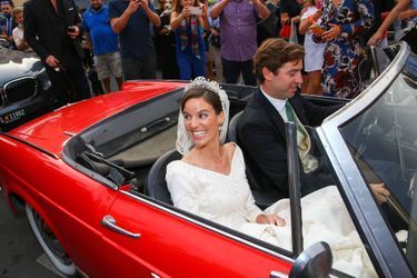 La princesse Marie-Astrid de Liechtenstein et son mari Ralph Worthington à Orbetello, le 25 septembre 2021