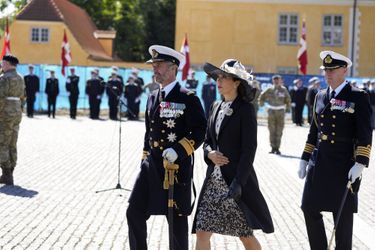 La princesse Mary et le prince Frederik de Danemark au Kastellet à Copenhague, le 5 septembre 2021
