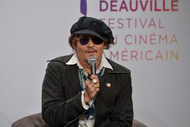 Johnny Depp a rencontré ses fans à Deauville, le 5 septembre 2021.
