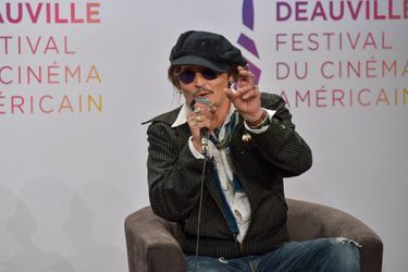 Johnny Depp à Deauville, le 5 septembre 2021.
