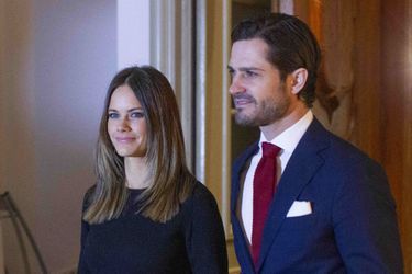 La princesse Sofia et le prince Carl Philip de Suède, le 21 décembre 2019