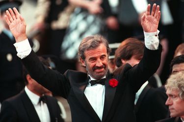 Jean-Paul Belmondo à Cannes en 1988