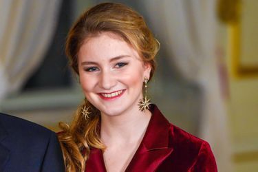 La princesse Elisabeth de Belgique à Bruxelles le 18 décembre 2019 
