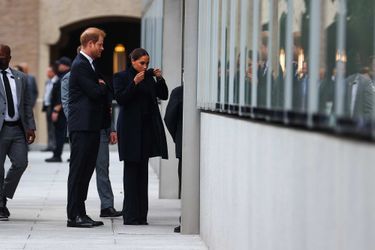 Le prince Harry et Meghan Markle à New York, le 23 septembre 2021.