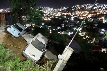 Les dégâts constatés dans la ville d'Acapulco après le séisme de magnitude 7,1.