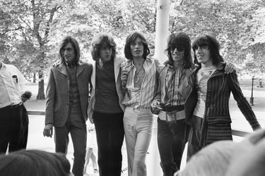 Charlie Watts et les Stones, en 1969.