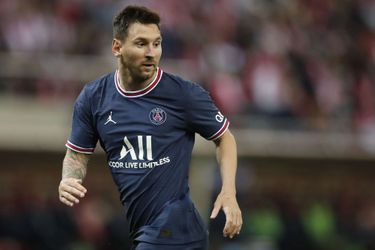 Lionel Messi sous le maillot du Paris Saint-Germain.