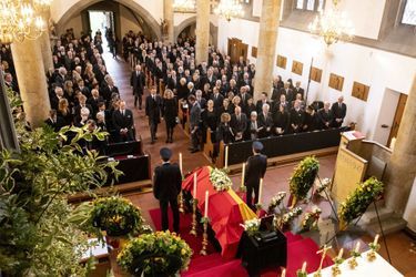 Obsèques de la princesse Marie de Liechtenstein dans la cathédrale de Vaduz, le 28 août 2021