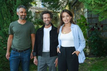 Martin Bourboulon, Romain Duris et Emma Mackey au Festival du film d&#039;Angoulême le 24 août 2021