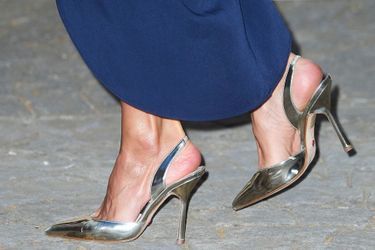 Les chaussures de la reine Letizia d'Espagne aux Baléares, le 1er août 2021