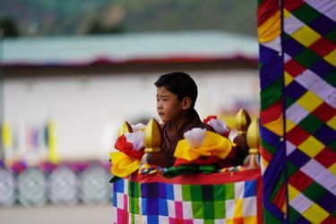 Le prince héritier du Bhoutan Jigme Namgyel au Centre d&#039;entraînement militaire (MTC) de Tencholing, le 19 août 2021