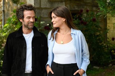 Romain Duris et Emma Mackey au Festival du film d&#039;Angoulême le 24 août 2021
