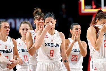 La déception de l'équipe serbe