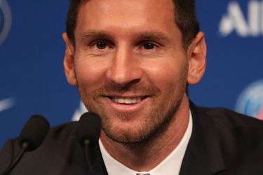 Lionel Messi lors de la conférence de presse mardi.