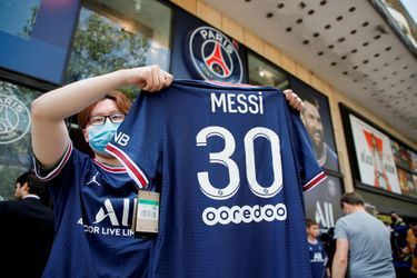 Les maillots floqués du nom de Lionel Messi sont déjà en rupture de stock.