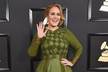 Adele aux Grammy Awards en février 2017