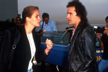 Julia Roberts et Jason Patric (ici à l'aéroport de Los Angeles en août 1991)
