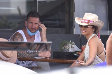 Lionel Messi et Antonela Roccuzzo en vacances à Ibiza en août 2021