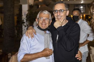 Michel Boujenah et Gad Elmaleh au Festival de Ramatuelle le 31 juillet 2021