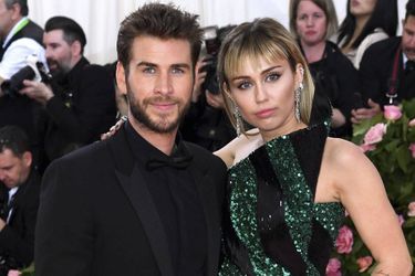Liam Hemsworth et Miley Cyrus au Met Gala 2019