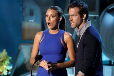 Blake Lively et Ryan Reynolds aux MTV Movie Awards à Los Angeles en juin 2011