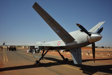 L'un des drones armés déployés au Sahel. 