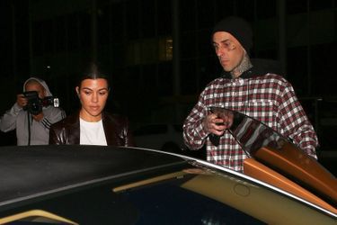 Kourtney Kardashian et Travis Barker à Los Angeles en novembre 2018