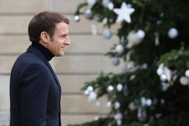 Emmanuel Macron à l'Elysée le 10 décembre. 