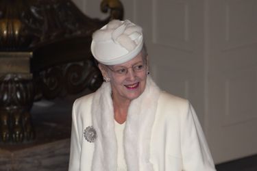 La reine Margrethe II de Danemark à Copenhague, le 12 janvier 2020