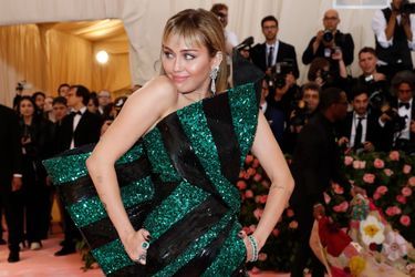 Miley Cyrus au Met Gala en 2019. 