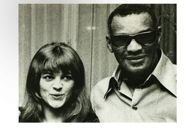 1967, première rencontre à Montréal entre Nicoletta et The Genius, Ray Charles.