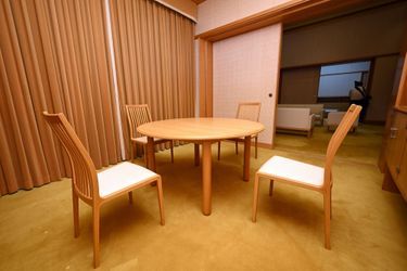 Lieu de repos dans la nouvelle demeure de l&#039;empereur Naruhito du Japon et de l&#039;impératrice Masako à Tokyo, le 14 juillet 2021