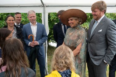 La reine Maxima et le roi Willem-Alexander des Pays-Bas à Berlin, le 7 juillet 2021