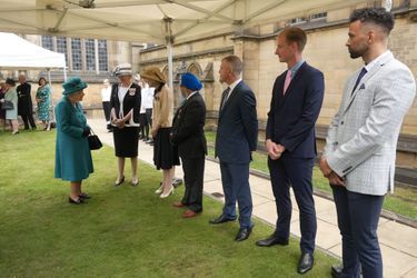 La reine Elizabeth II à Manchester, le 8 juillet 2021