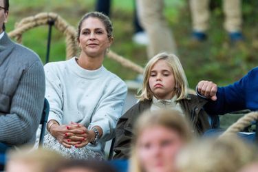 La princesse Madeleine de Suède et sa fille aînée la princesse Leonore, sur l&#039;île d&#039;Öland, le 10 juillet 2021