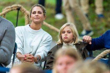 La princesse Madeleine de Suède et sa fille aînée la princesse Leonore, sur l&#039;île d&#039;Öland, le 10 juillet 2021