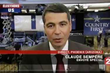 Claude Sempère « a parcouru la planète pour nous informer, en Afghanistan, au Kosovo, au Cambodge, aux États-Unis », a rappelé Laurent Delahousse.