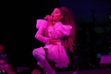 Ariana Grande en concert le 15 octobre 2019 à Londres. 