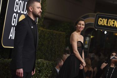 Justin Timberlake et Jessica Biel aux Golden Globes en 2018