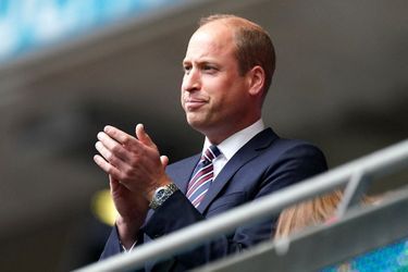 Le prince William lors du match Angleterre-Allemagne lors de l&#039;Euro 2020 au stade de Wembley à Londres le 29 juin 2021