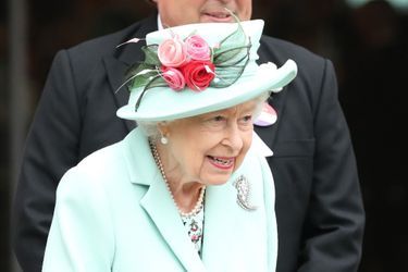 La reine Elizabeth II au Royal Ascot, le 19 juin 2021