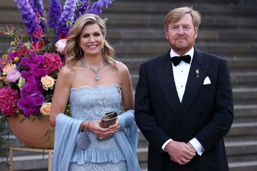 La reine Maxima et le roi Willem-Alexander des Pays-Bas à Berlin, le 6 juillet 2021