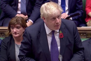 Boris Johnson le 28 octobre 2019.