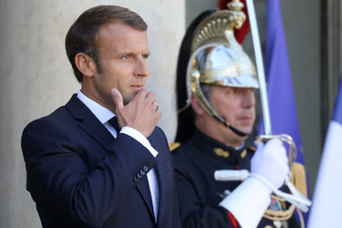 Emmanuel Macron, ici photographié à l'Elysée en septembre 2019. 