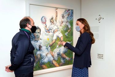 Kate Middleton s'est rendue au tournoi de Wimbledon, le 2 juillet 2021.