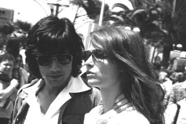 Jean-Michel Jarre et Charlotte Rampling au Festival de Cannes à la fin des années 1970