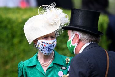Le chapeau de la princesse Anne au Royal Ascot, le 16 juin 2021