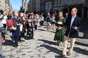 La comtesse Sophie de Wessex et le prince Edward à Edimbourg, le 29 juin 2021