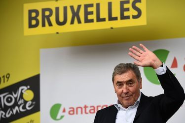 Eddy Merckx début à Bruxelles, lors du Tour de France 2019.