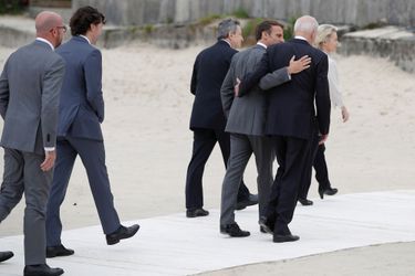 Emmanuel Macron et Joe Biden vendredi à Carbis Bay pour le G7. 